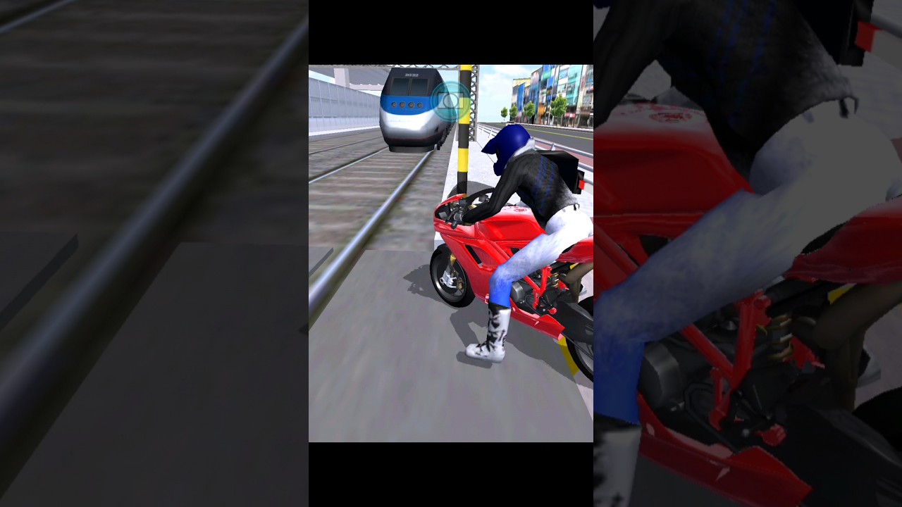 Bullet Train Crash Motorcycle