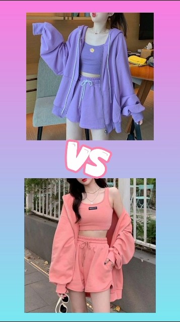 𝙿𝚞𝚛𝚙𝚕𝚎👗✨ 𝚅𝚂 𝙿𝚒𝚗𝚔 🩰✨ #choose_Korean_things 🇰🇷ꨄ #explore🌷#cute🍡#لوخيروك🍫