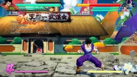 Gohan lvl 1 combo with gotenks.