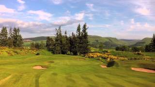 Aerial film of Gleneagles Championship Golf Courses screenshot 4