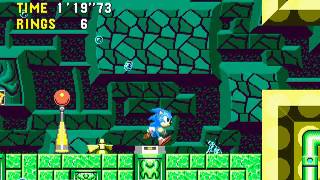 Sonic Cd - Tidal Tempest Zone Kega Fusion Gameplay 3 Jp