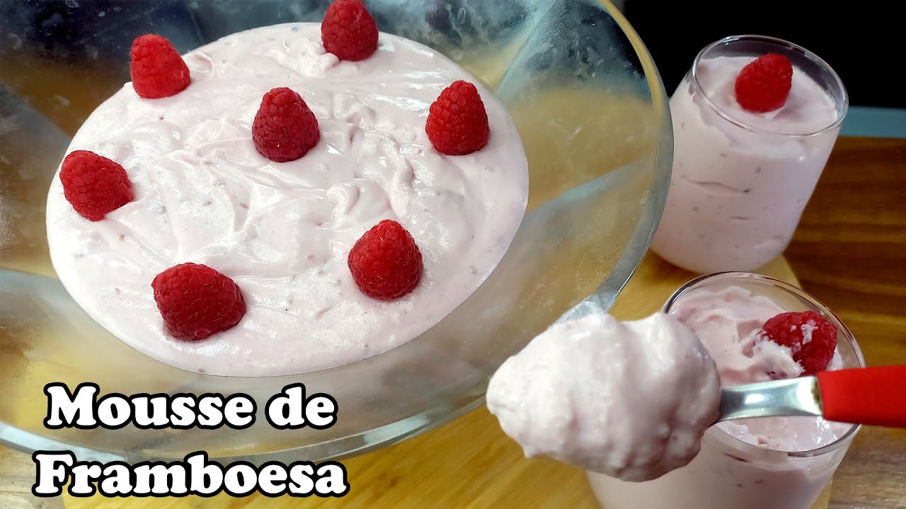 Mousse de Framboesa Que Derrete na Boca – Aprende a Fazer!