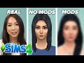 Asian women create themselves in the sims no mods vs mods ft luumia