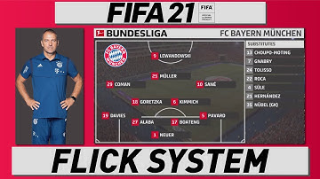 FIFA 21 CUSTOM TACTICS | HANS FLICK BAYERN MUNCIH 4-2-3-1 SYSTEM