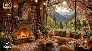 Springglow Library Book Gallery with Lush Jazz | Reader’s Haven, Gentle Focus & Study Daydreaming screenshot 4