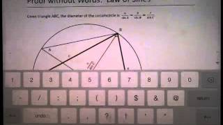 Law of Sines Proof without Words