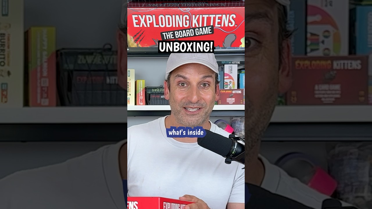 Unboxing: the NEW Exploding Kittens Board Game!