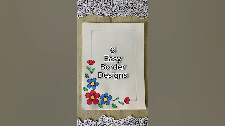 6 Easy front page design for school projects and idea note journals | Aesthetic Girl #shorts #howto