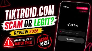 Tiktroid com Review 2026 - Scam or Legit