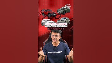 Difference between ladder frame chasis and monocoque | Be Technical Part-8