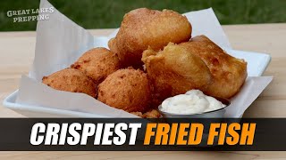 Long John Silver's Fish Batter Recipe  plus Bonus Hush Puppies!