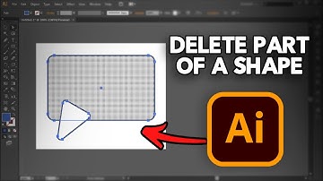 How to Delete Part of a Shape in Adobe Illustrator