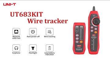 UNI-T UT683KIT Cable Tracer Wire Tracker