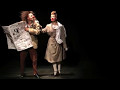 Ученики театра "Лицедеи",  клоун-мим-театр "МИМЕЛАНЖ", отрывок номера "Газета"