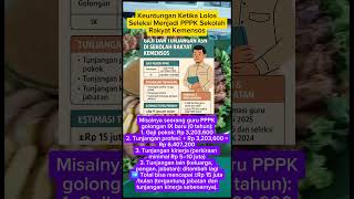 Gaji dan Tunjangan ASN di Sekolah Rakyat dari Kemensos #pppk #sekolahrakyat