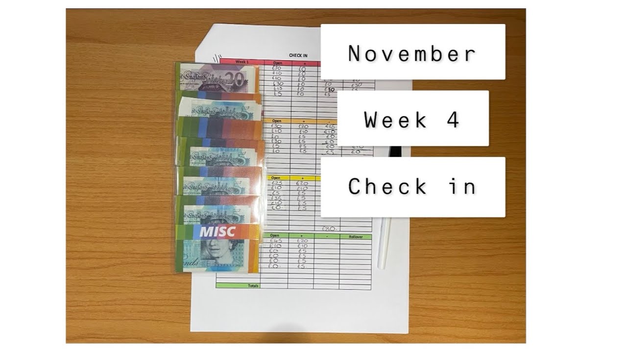 November Week 4 check in - YouTube