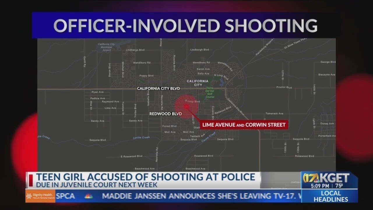 Teen girl accused of shooting Cal City officer set for hearing next ...