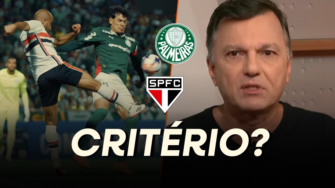 MAURO CEZAR: O PONTO DOS LANCES POLÊMICOS EM PALMEIRAS X SÃO PAULO É O CRITÉRIO!