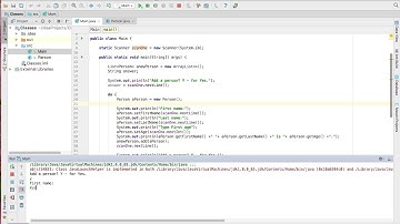 Java: Scanner and List Practice
