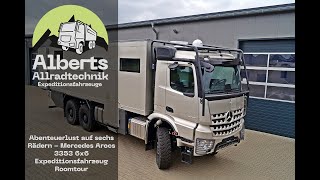 Alberts Allradtechnik  Roomtour Mercedes Arocs 3353 6x6 Expeditionsfahrzeug