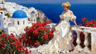Visual Psalms | Santorini | A Serene Day by the Sea: Blue and White in Soft Light [4K Cinematic]