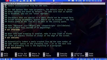 How to Add Line Numbering to the Nano text Editor!