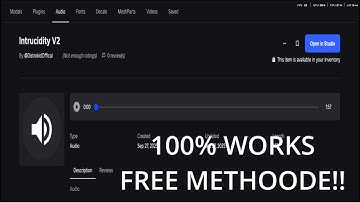 Make Bypassed Roblox Audios for FREE I LEAKED METHODE!