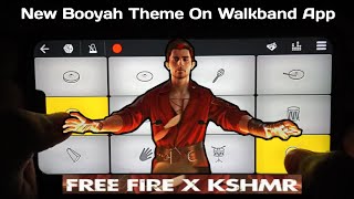 Video thumbnail of "FREE FIRE × KSHMR - New Booyah Theme On Walkband | Piano + Drumming Cover | SB GALAXY"