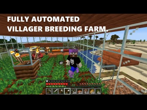 breeding farm villager minecraft