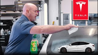 How do you tint a Tesla Model 3 back window???