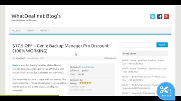 $17.5 OFF – Genie Backup Manager Pro Discount