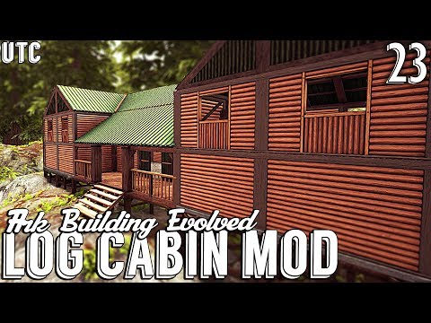 Ark Building Evolved w/ UTC :: Log Cabin Building Mod! OzoCraft 1.7 Preview :: Ep. 23