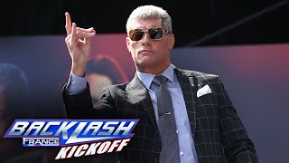 Cody Rhodes and Michael Cole form a new “Bullet Club”: WWE Backlash France Kickoff, May 3, 2024 Resimi