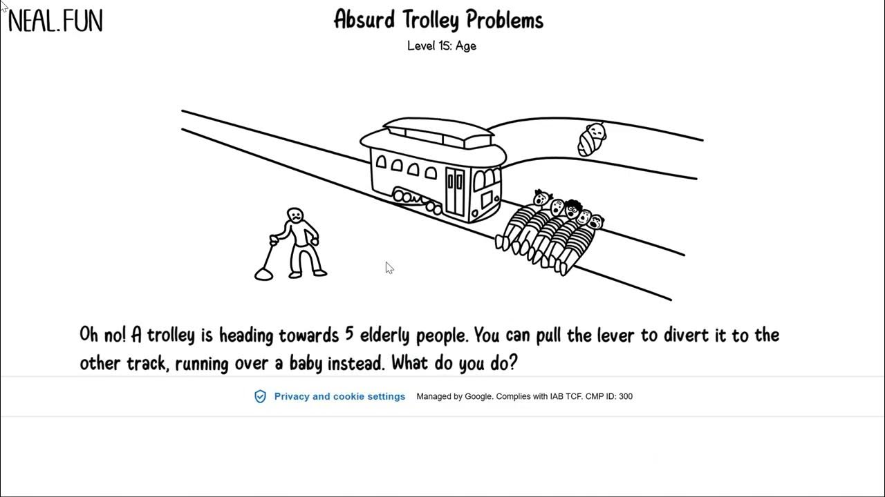 playing Absurd Trolley Problems YouTube