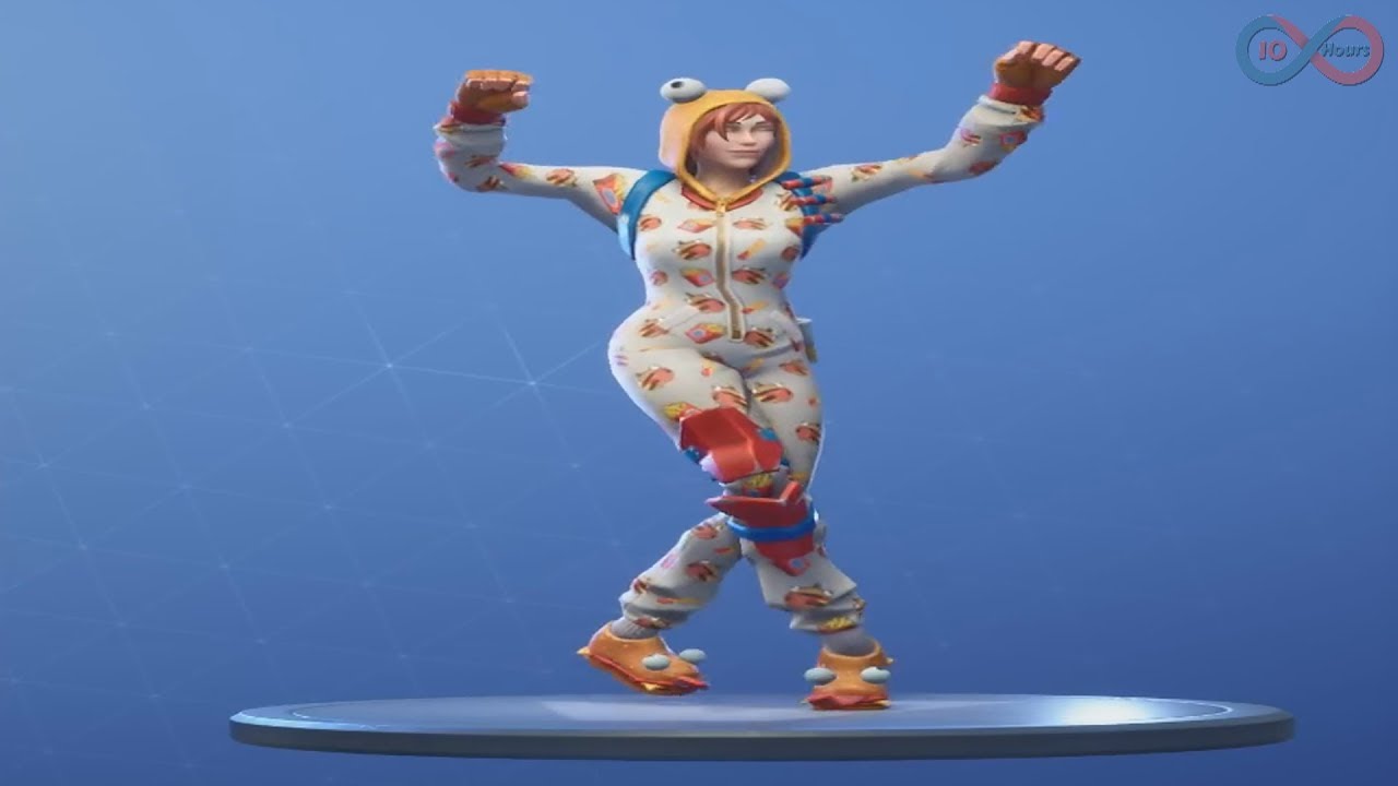 NEW* ONESIE "Female Durr Burger" SKIN with ELECTRO SWING EMOTE 10...