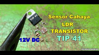 Make an LDR Light Sensor With Only 3 Components - 12V DC LDR Sensor DIY Creative Ideas