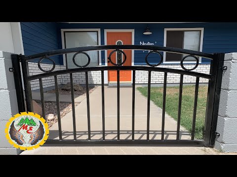 How To Make a Mini iron Gate / La puerta de herreria mas pequeña que e fabricado @MOUNTAINEAGLES