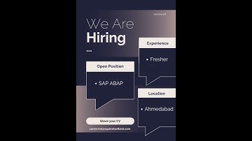 Opening || SAP ABAP || Freshers || #subscribe #like #comment