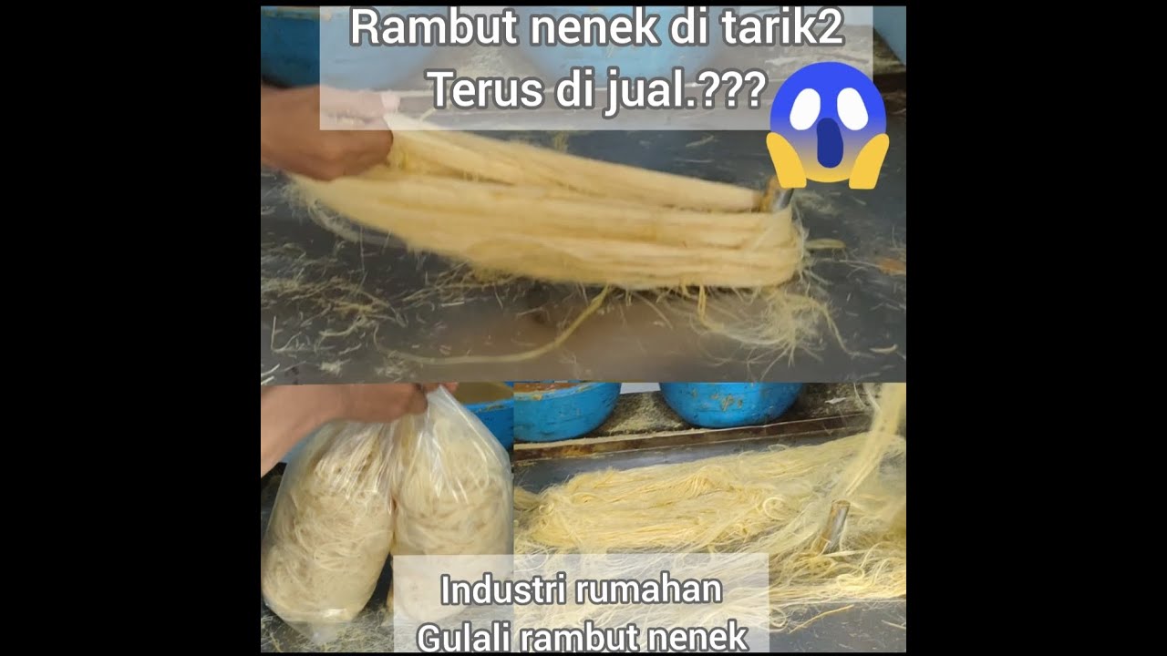 Proses pembuatan gulali 