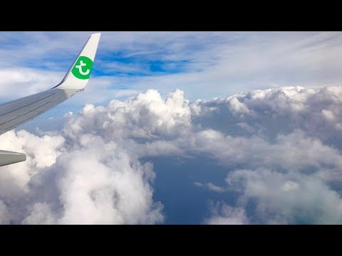 Transavia Airlines Netherlands - Early Morning Flight Amsterdam Schiphol to Athens, Greece