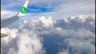 Transavia Airlines Netherlands - Early Morning Flight Amsterdam Schiphol to Athens, Greece