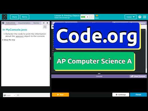 Code.org Lesson 9.3