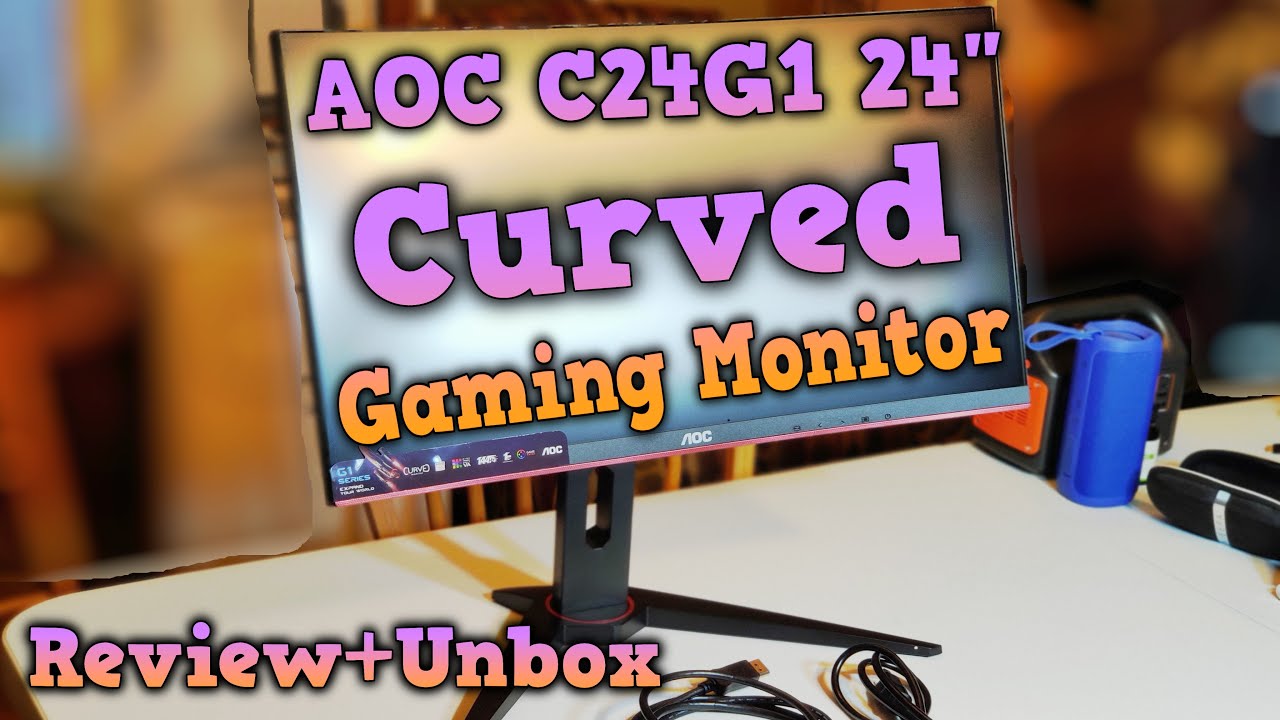 AOC 24G2SPU Monitor Unboxing 