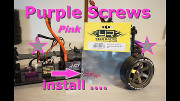 Usukani PDSR-SE RR RWD Chassi -- change to Purple Pink Screws