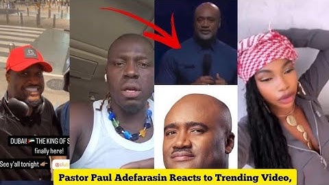 Mr P Psquare live in Dubai, As Pastor Paul Adefarasin Reacts to Trending Video, Nigerians Reacts