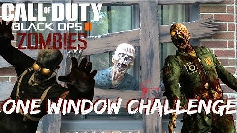 ONE WINDOW CHALLENGE - BO3 Custom Zombies