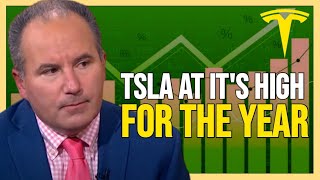 Tesla Stock Price at it's High for the Year, How Much Higher Will it Go?