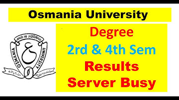 OU DEGREE Results Links Server Busy  || OU UPDATES.COM