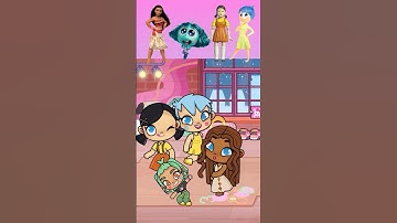 Cartoon Dolls Dancing in the Dance Floor  #dolls #top #shorts