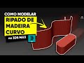 Modelagem no 3ds MAX || Como fazer um ripado de madeira CURVO